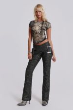 Assassin Faux Leather Trousers - Image 6