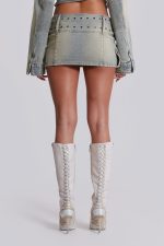 Denim Assassin Micro Mini Skirt - Image 9