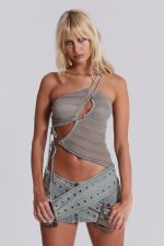 Denim Assassin Micro Mini Skirt - Image 11