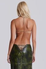 Venom Faux Leather Bralette Top - Image 2