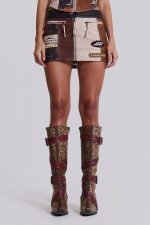 Daytona Vegan Leather Mini Skirt - Image 13