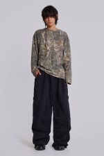 Black Parachute Cargo Pants - Image 2