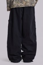 Black Parachute Cargo Pants - Image 3