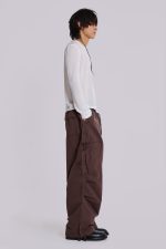 Brown Parachute Cargo Pants - Image 3