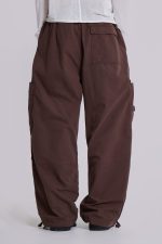 Brown Parachute Cargo Pants - Image 5
