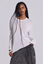 White Mist Long Sleeve Top - Image 3