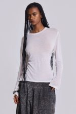 White Mist Long Sleeve Top - Image 6