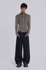 Solid Black Low Rise Colossus Jeans - Image 5