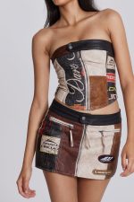Daytona Vegan Leather Mini Skirt - Image 11