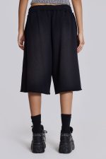 Washed Black Monster Jogger Shorts - Image 4