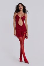Scarlett Red Mini Fatale Dress - Image 7