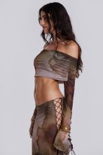 Valerie Lace Up Top - Image 3