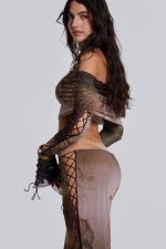 Valerie Lace Up Top - Image 2