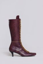 Burgundy Brooke Boxing Boot - Image 8
