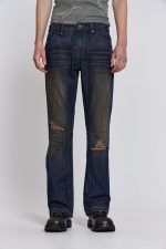 Embroidered Bass Flared Jeans - Image 6
