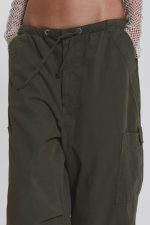 Khaki Parachute Cargo Pants - Image 8