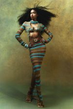 Allure Stripe Knitted Maxi Dress - Image 2