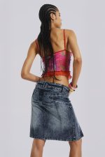 The Hills Denim Midi Skirt - Image 2