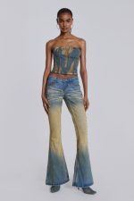 Vega Denim Corset Top - Image 6