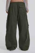 Khaki Parachute Cargo Pants - Image 7