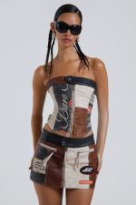 Daytona Vegan Leather Mini Skirt - Image 5