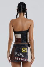 Daytona Vegan Leather Corset Top - Image 3