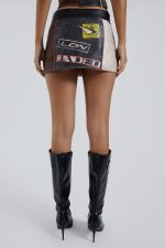 Daytona Vegan Leather Mini Skirt - Image 4