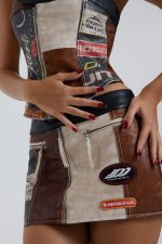Daytona Vegan Leather Corset Top - Image 5
