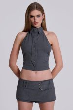 Friday Halter Tie Shirt - Image 5