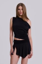 Dare To Drape Mini Skirt - Image 3