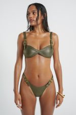 Hydra Bikini Top with Buckle Detail - Image 6