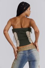 Akio Knitted Corset Top - Image 4