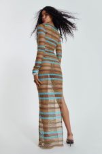 Allure Stripe Knitted Maxi Dress - Image 4