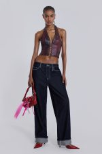 Sonic Embroidered Baggy Jeans - Image 10