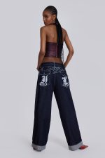 Sonic Embroidered Baggy Jeans - Image 16