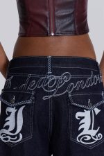 Sonic Embroidered Baggy Jeans - Image 13