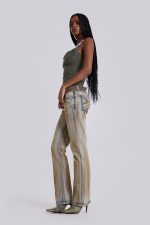 Xter Layered Top in Khaki Green - Image 9