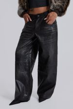 Ash Faux Leather Colossus Trousers - Image 2