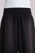 Washed Black Monster Jogger Baggy Shorts - Image 5