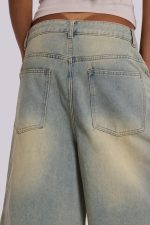 Light Wash Jumbo Jorts - Image 14