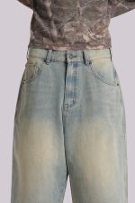 Light Wash Jumbo Jorts - Image 5