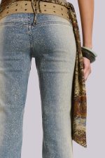 Strap Up Stonewash Jeans - Image 4