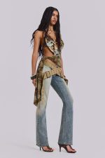 Strap Up Stonewash Jeans - Image 3