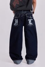 Sonic Embroidered Baggy Jeans - Image 19