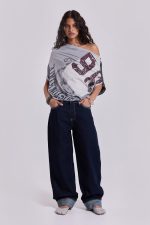 Sonic Embroidered Baggy Jeans - Image 22