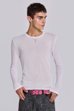White Mist Long Sleeve Top - Image 5