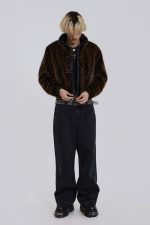 Brown Mendoza Faux Fur Jacket - Image 8