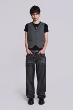 Corey Pinstripe Waistcoat - Image 2