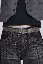 Corey Pinstripe Waistcoat - Image 3