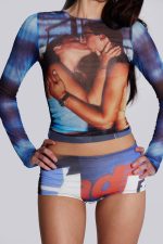 Ibiza Kiss Mesh Long Sleeve - Image 4